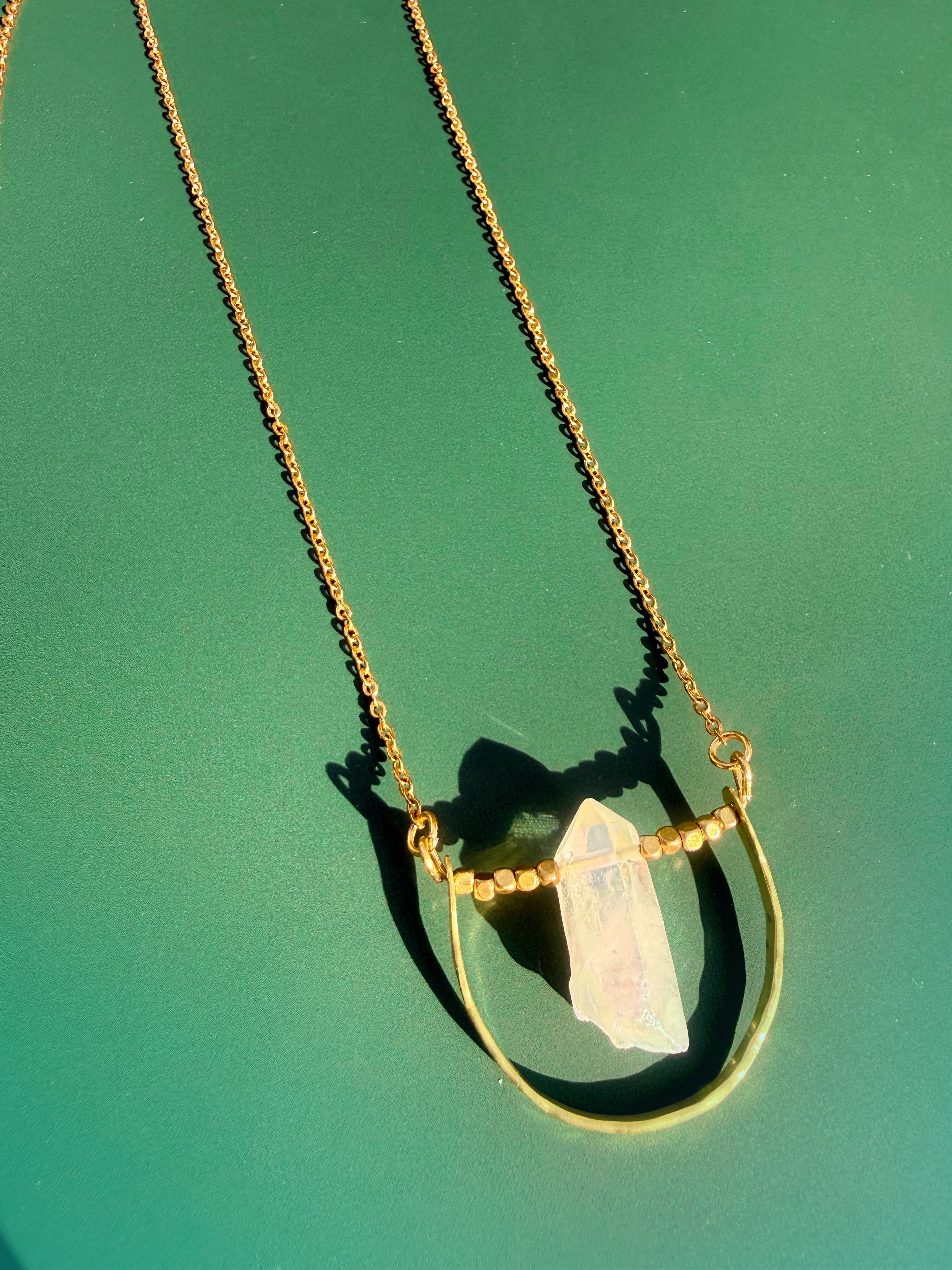 Quartz Statement Necklace