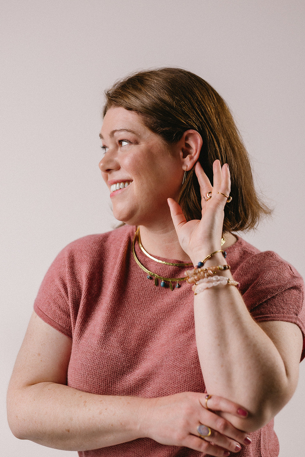 Threader Earrings (Triangle)